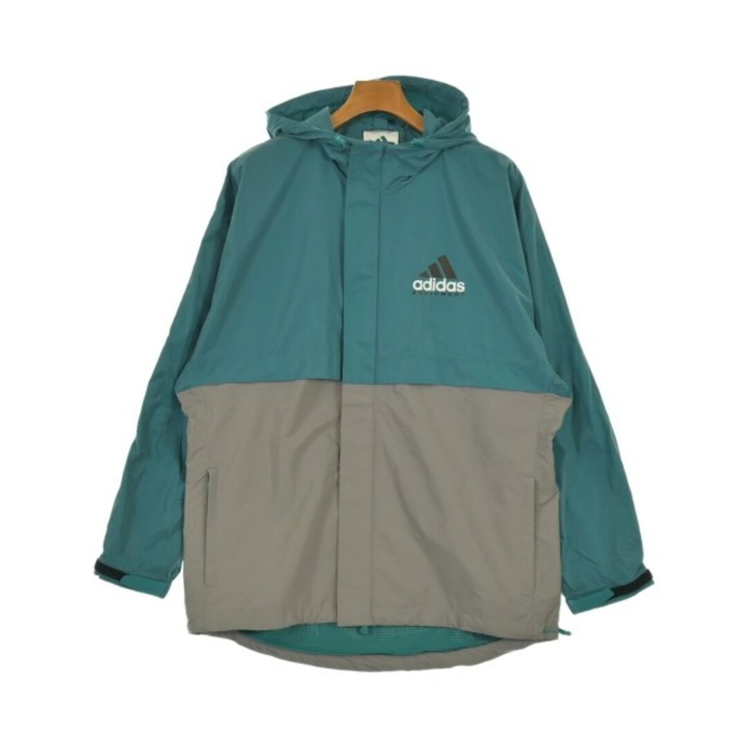 adidas - adidas アディダス マウンテンパーカー XL 緑xグレー系 adidas - adidas アディダス マウンテンパーカー XL 緑xグレー系
