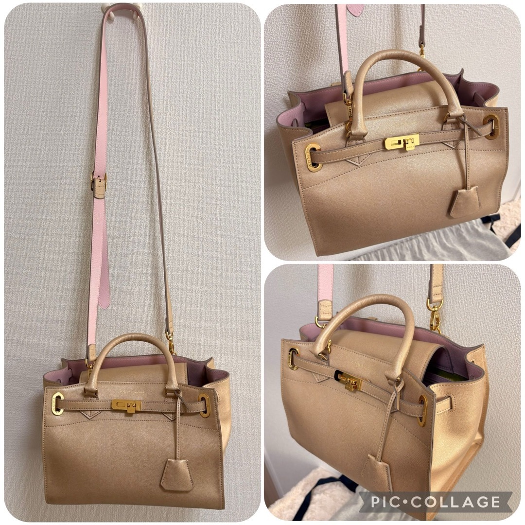A.D.M.J. - 【極美品】A.D.M.J. レザーショルダーバッグ 2way A.D.M.J. - 【極美品】A.D.M.J. レザーショルダーバッグ 2way