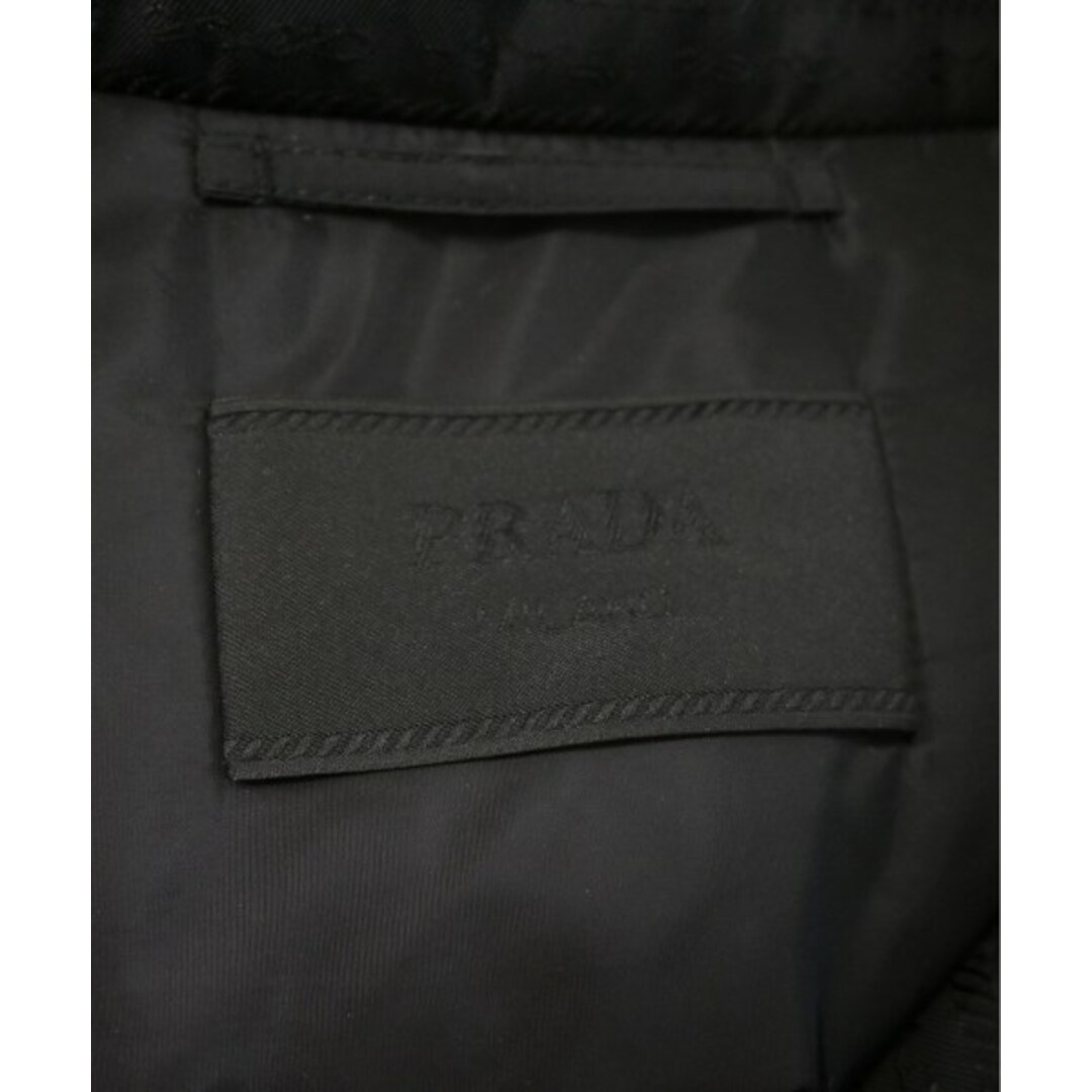 PRADA - PRADA プラダ ブルゾン(その他) M 黒(総柄) 【古着 PRADA - PRADA プラダ ブルゾン(その他) M 黒(総柄) 【古着