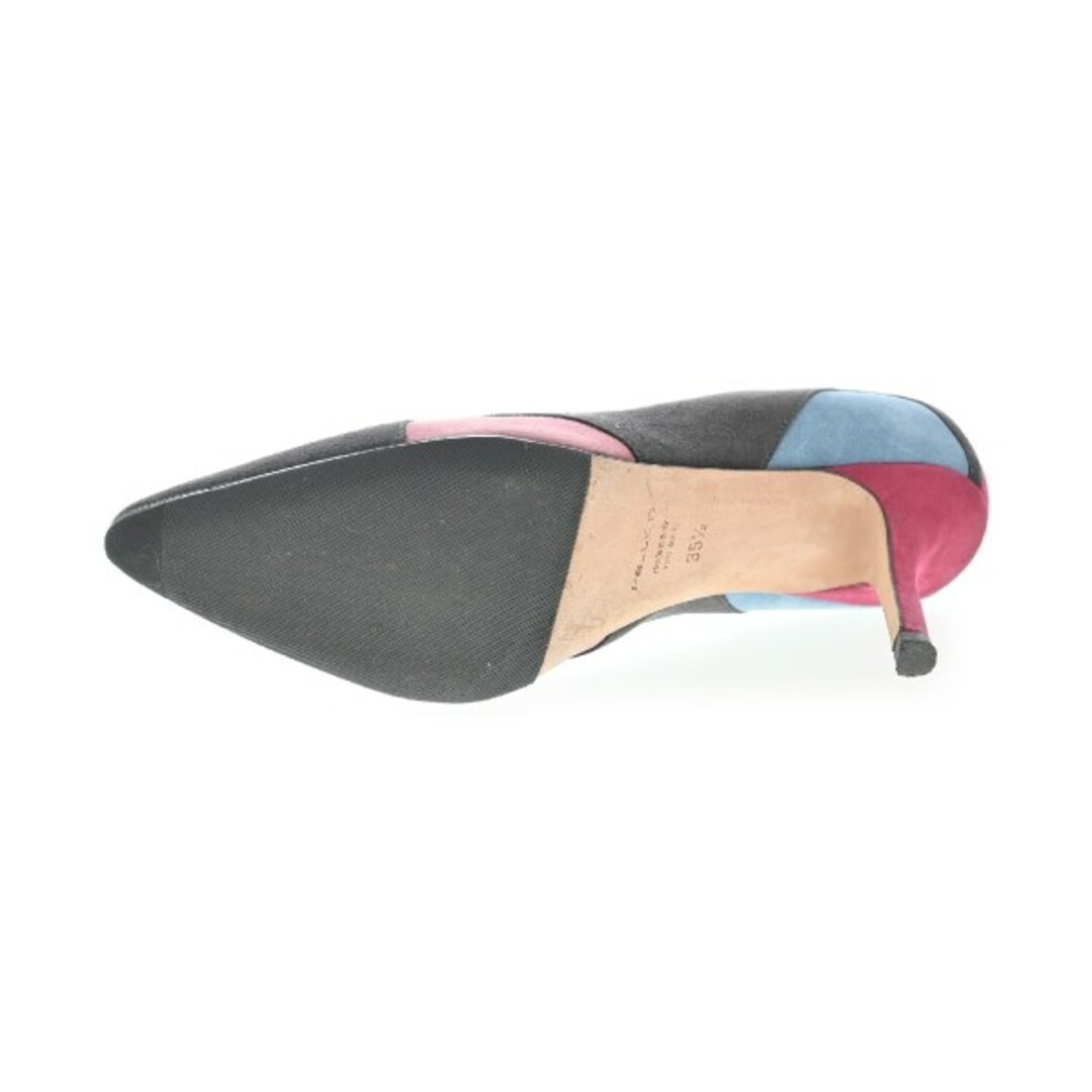 PELLICO - PELLICO ペリーコ パンプス 35 1/2(22.5cm位) 黒x赤x PELLICO - PELLICO ペリーコ パンプス 35 1/2(22.5cm位) 黒x赤x
