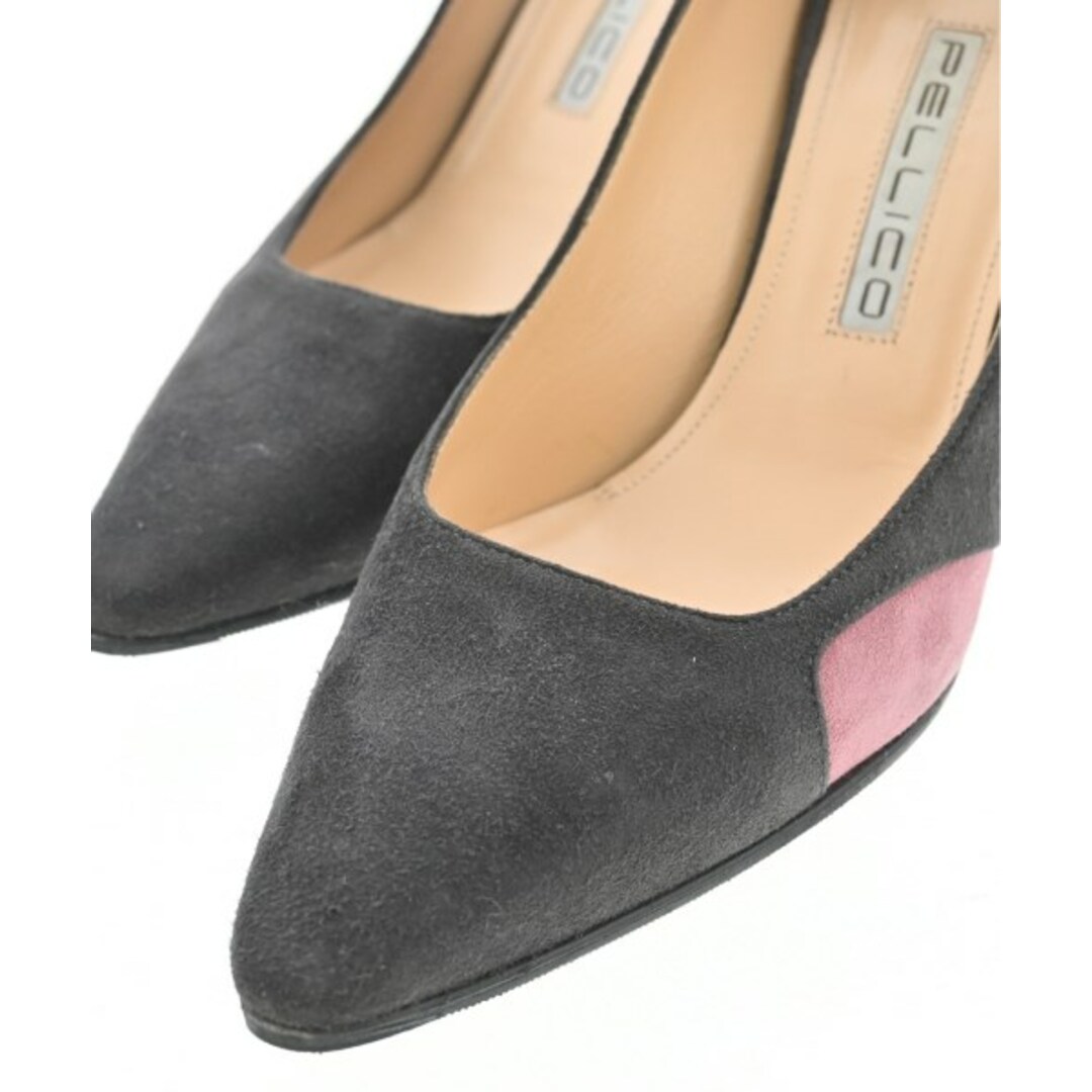 PELLICO - PELLICO ペリーコ パンプス 35 1/2(22.5cm位) 黒x赤x PELLICO - PELLICO ペリーコ パンプス 35 1/2(22.5cm位) 黒x赤x
