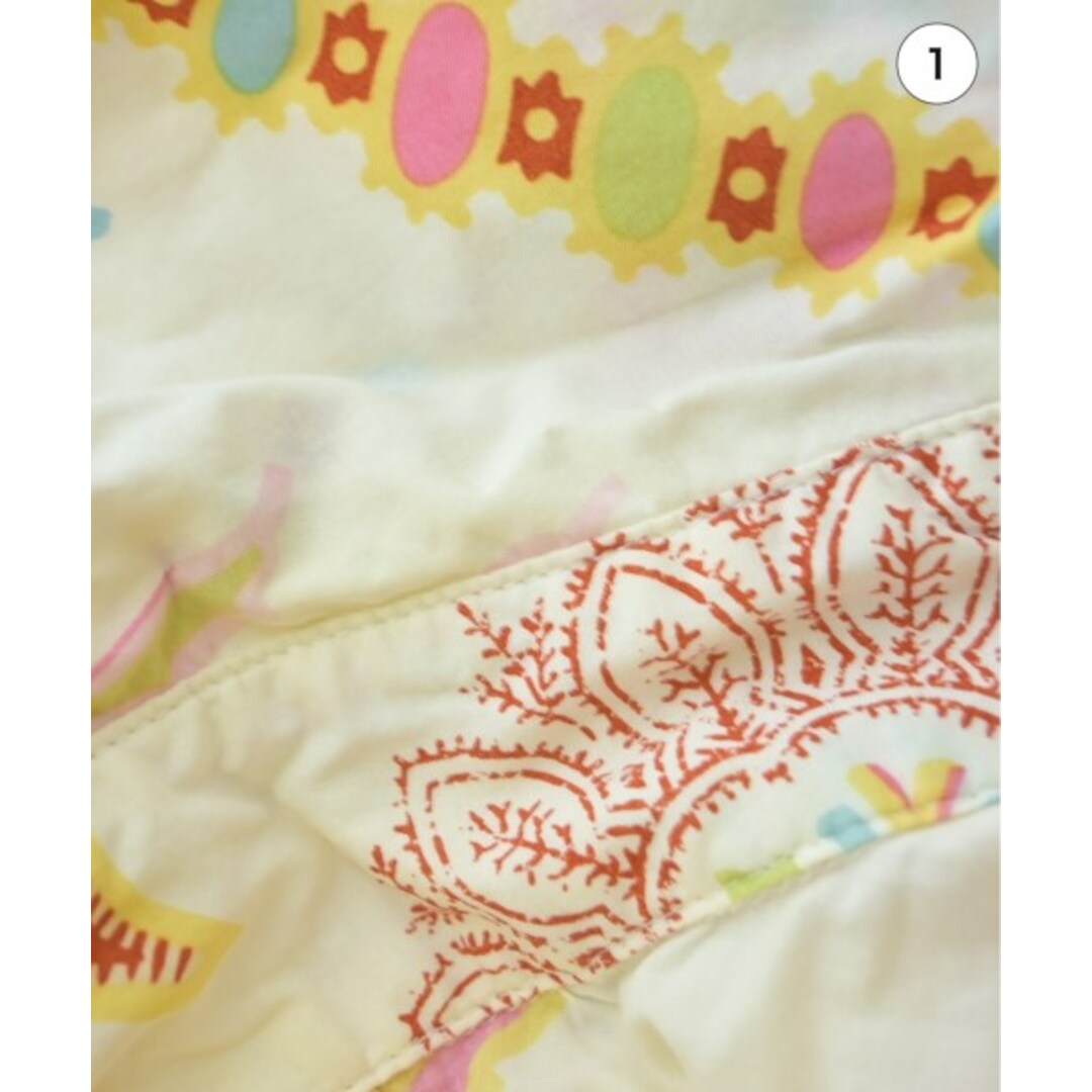 ETRO - ETRO エトロ シャツワンピース 44(L位) 白xピンクx緑等 ETRO - ETRO エトロ シャツワンピース 44(L位) 白xピンクx緑等
