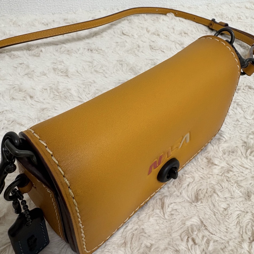 COACH - 【美品】COACH コーチ NASAコラボ レザーショルダー COACH - 【美品】COACH コーチ NASAコラボ レザーショルダー