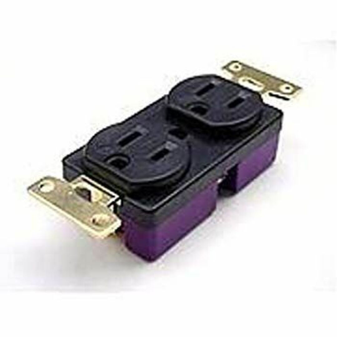(未使用・未開封品) オヤイデ電気 壁コンセント(ブラック/パープル) SWO-XXX B/P-U sdt40b8 スマホ/家電/カメラの生活家電(その他)の商品写真