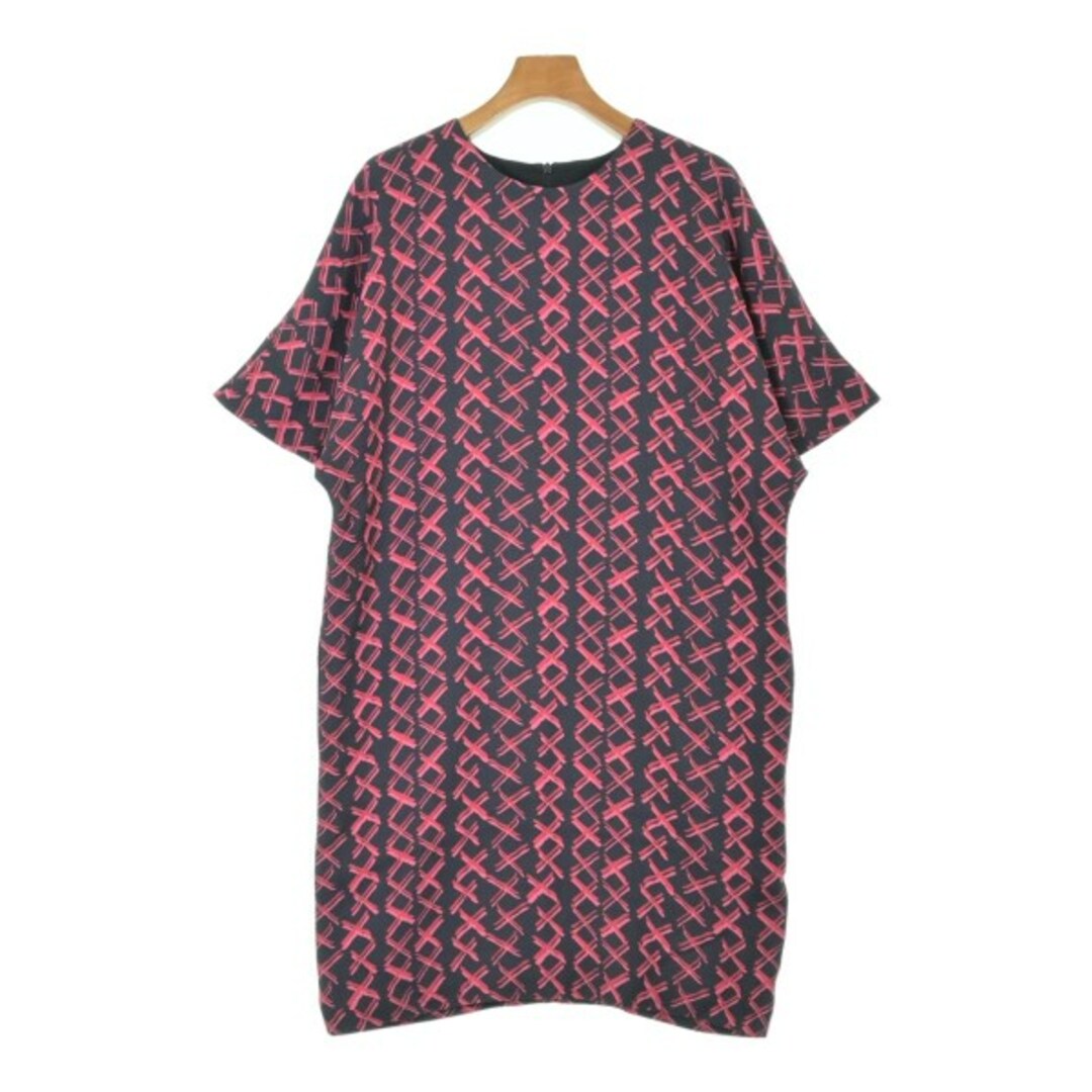MSGM - MSGM エムエスジーエム ワンピース 42(M位) 黒xピンクx赤 MSGM - MSGM エムエスジーエム ワンピース 42(M位) 黒xピンクx赤