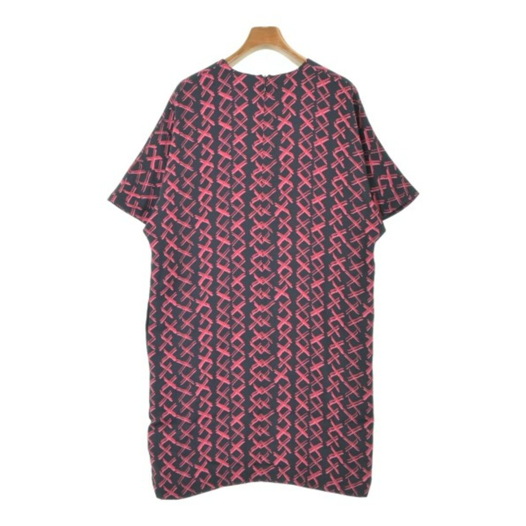 MSGM - MSGM エムエスジーエム ワンピース 42(M位) 黒xピンクx赤 MSGM - MSGM エムエスジーエム ワンピース 42(M位) 黒xピンクx赤