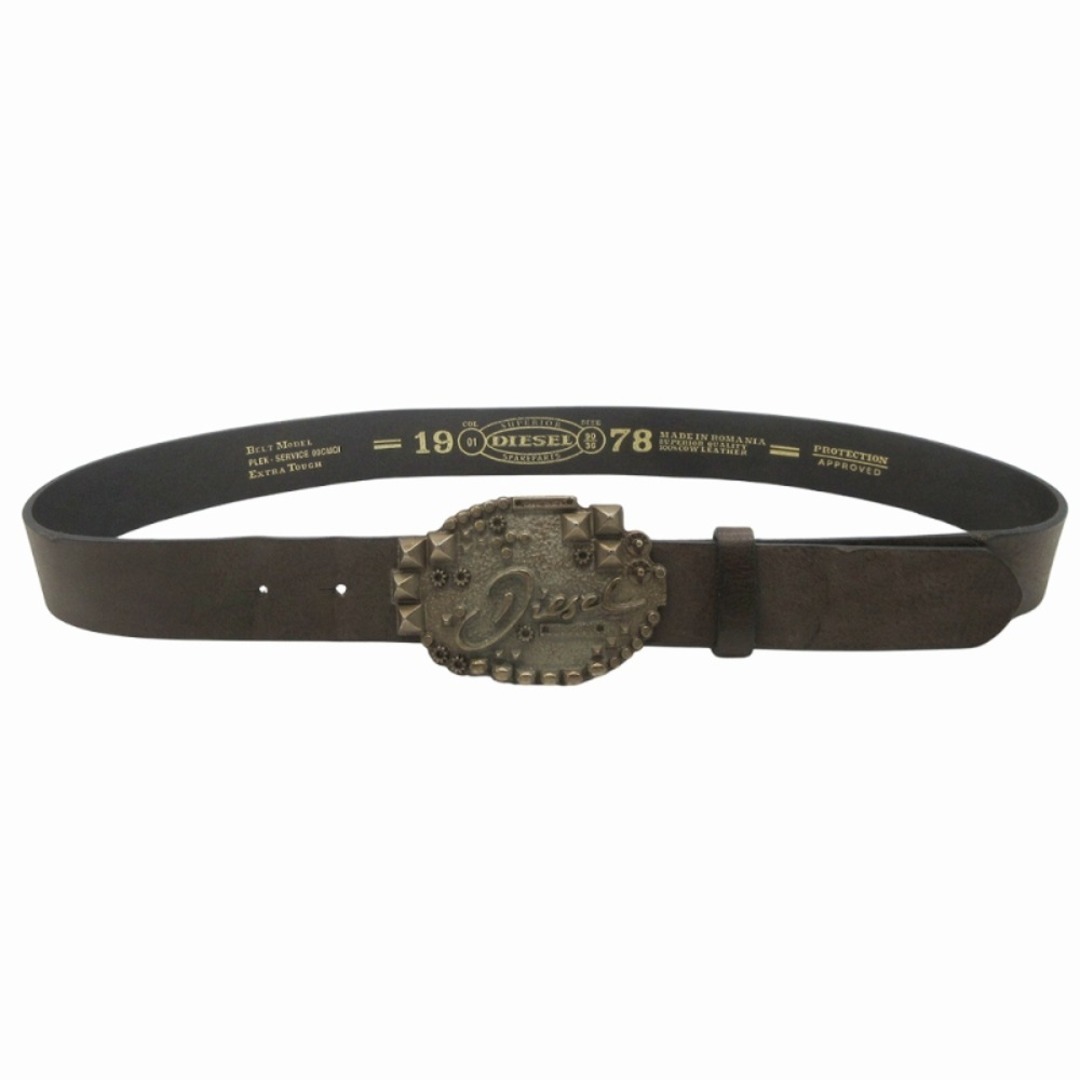 DIESEL - 美品 DIESEL ディーゼル メタルバックル レザー ベルト DIESEL - 美品 DIESEL ディーゼル メタルバックル レザー ベルト