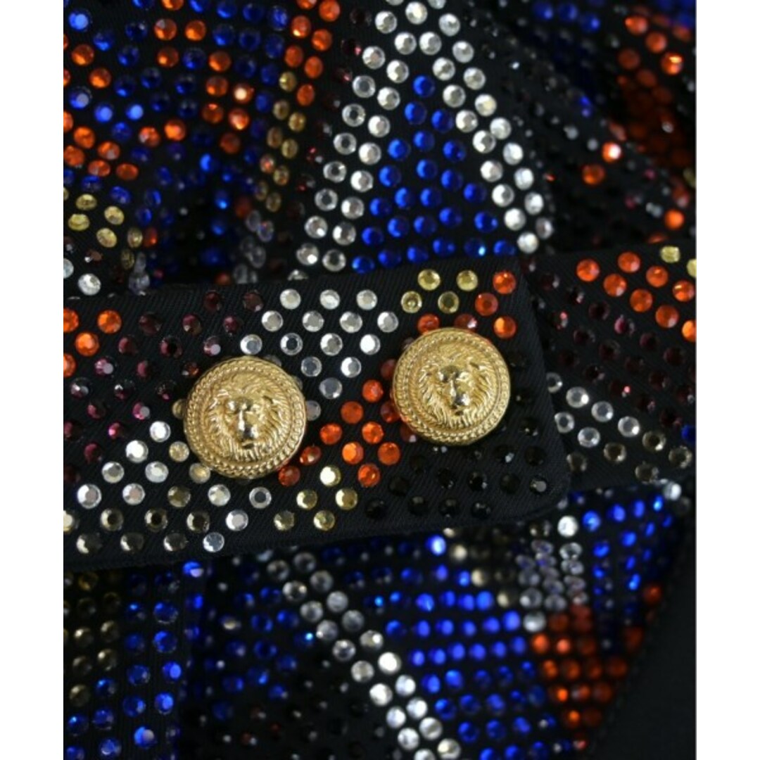 BALMAIN - BALMAIN バルマン ワンピース 34(XXS位) 黒x赤x青等 BALMAIN - BALMAIN バルマン ワンピース 34(XXS位) 黒x赤x青等