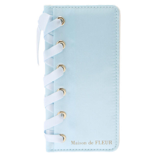 Maison de FLEUR(メゾンドフルール)の【特典有】定価以下！新品未開封♡完売 レースアップiPhoneケース スマホ/家電/カメラのスマホアクセサリー(iPhoneケース)の商品写真