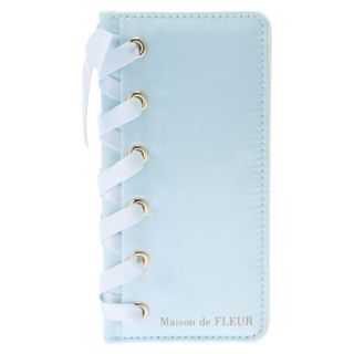 メゾンドフルール(Maison de FLEUR)の【特典有】定価以下！新品未開封♡完売 レースアップiPhoneケース(iPhoneケース)