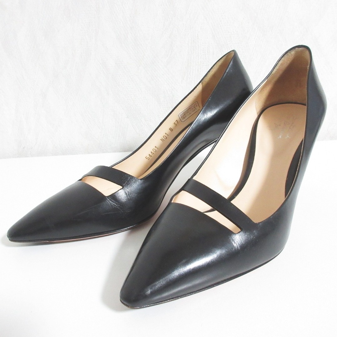 Santoni - 良品 Santoni サントーニ レザー カットアウト ポイン Santoni - 良品 Santoni サントーニ レザー カットアウト ポイン