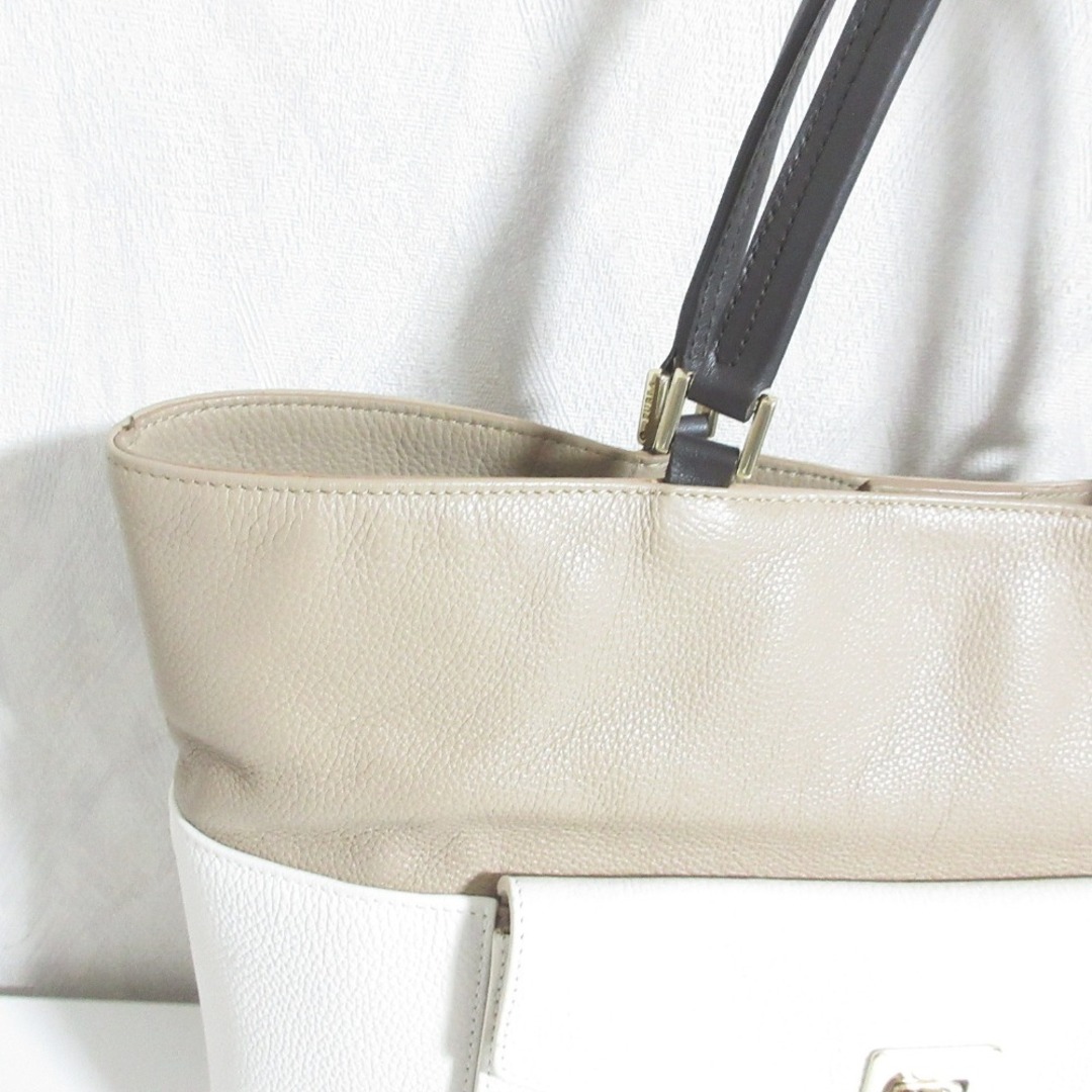 FURLA - 良品 FURLA フルラ レザー バイカラー トートバッグ FURLA - 良品 FURLA フルラ レザー バイカラー トートバッグ