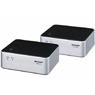 (未使用･未開封品)　SHARP PLC（高速電力線通信）アダプター LAN1ポート+LAN4ポートタイプ 初期設定済ペアモデル HN-VA40S sdt40b8(その他)