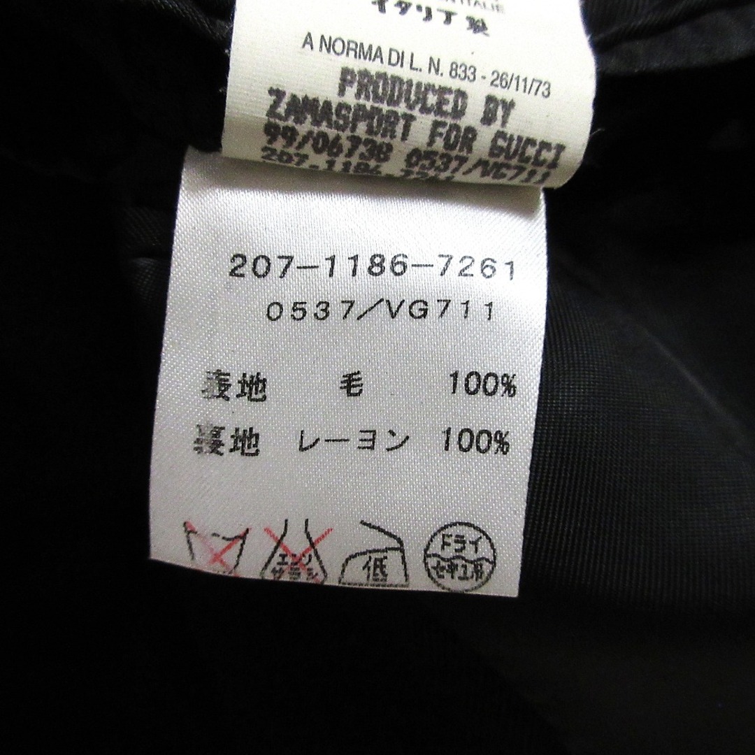 GUCCI - 良品 GUCCI グッチ トムフォード期 ウール ジップアップ GUCCI - 良品 GUCCI グッチ トムフォード期 ウール ジップアップ