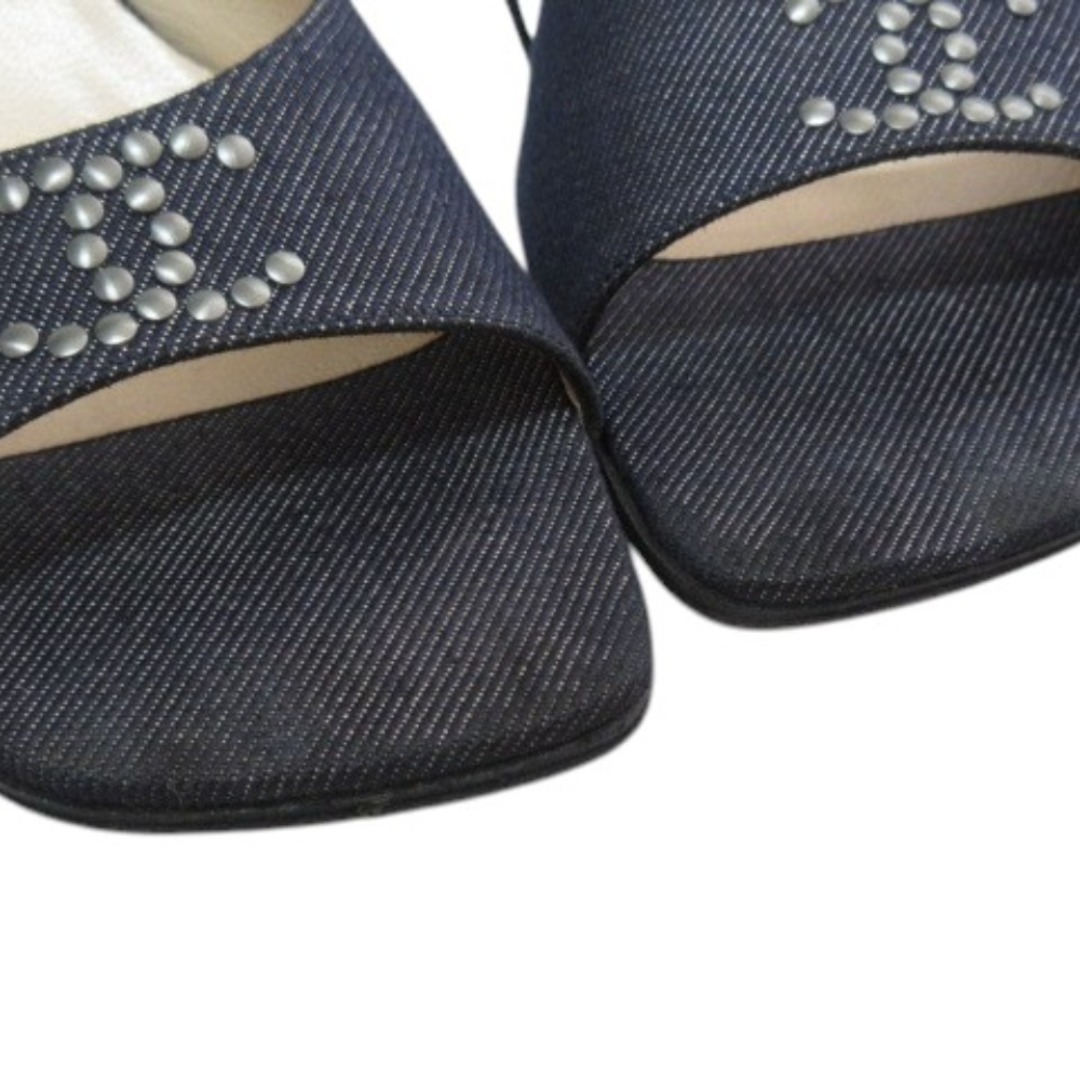 CHANEL - 良品 CHANEL シャネル デニム レースアップ ライン CHANEL - 良品 CHANEL シャネル デニム レースアップ ライン