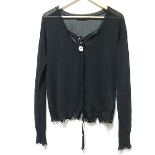 DIESEL - ディーゼル A06712 ロゴ刺繍クルーネックニット DIESEL - ディーゼル A06712 ロゴ刺繍クルーネックニット