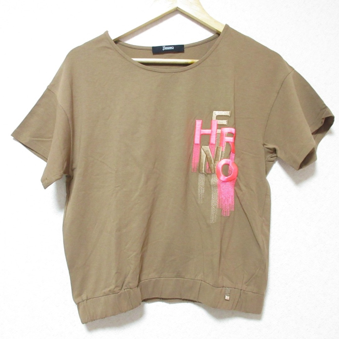 HERNO - 美品 HERNO ヘルノ インターロック ジャージー ロゴ刺繍 HERNO - 美品 HERNO ヘルノ インターロック ジャージー ロゴ刺繍