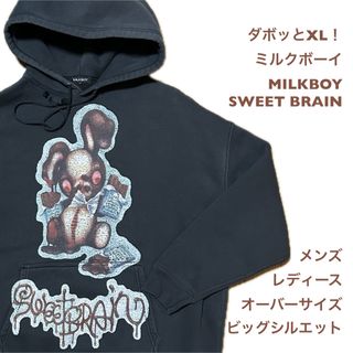 MILKBOY - トラバストーキョー 裏起毛くま柄パーカー 新品未使用 MILKBOY - トラバストーキョー 裏起毛くま柄パーカー 新品未使用