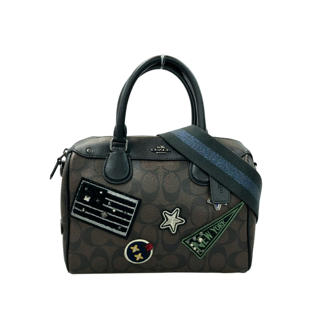 COACH - コーチ COACH 2way ワッペンスタッズハンドバッグ ミニ COACH - コーチ COACH 2way ワッペンスタッズハンドバッグ ミニ