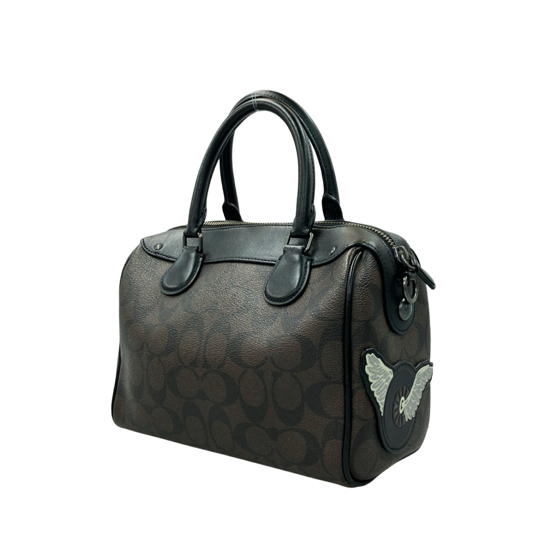 COACH - コーチ COACH 2way ワッペンスタッズハンドバッグ ミニ COACH - コーチ COACH 2way ワッペンスタッズハンドバッグ ミニ