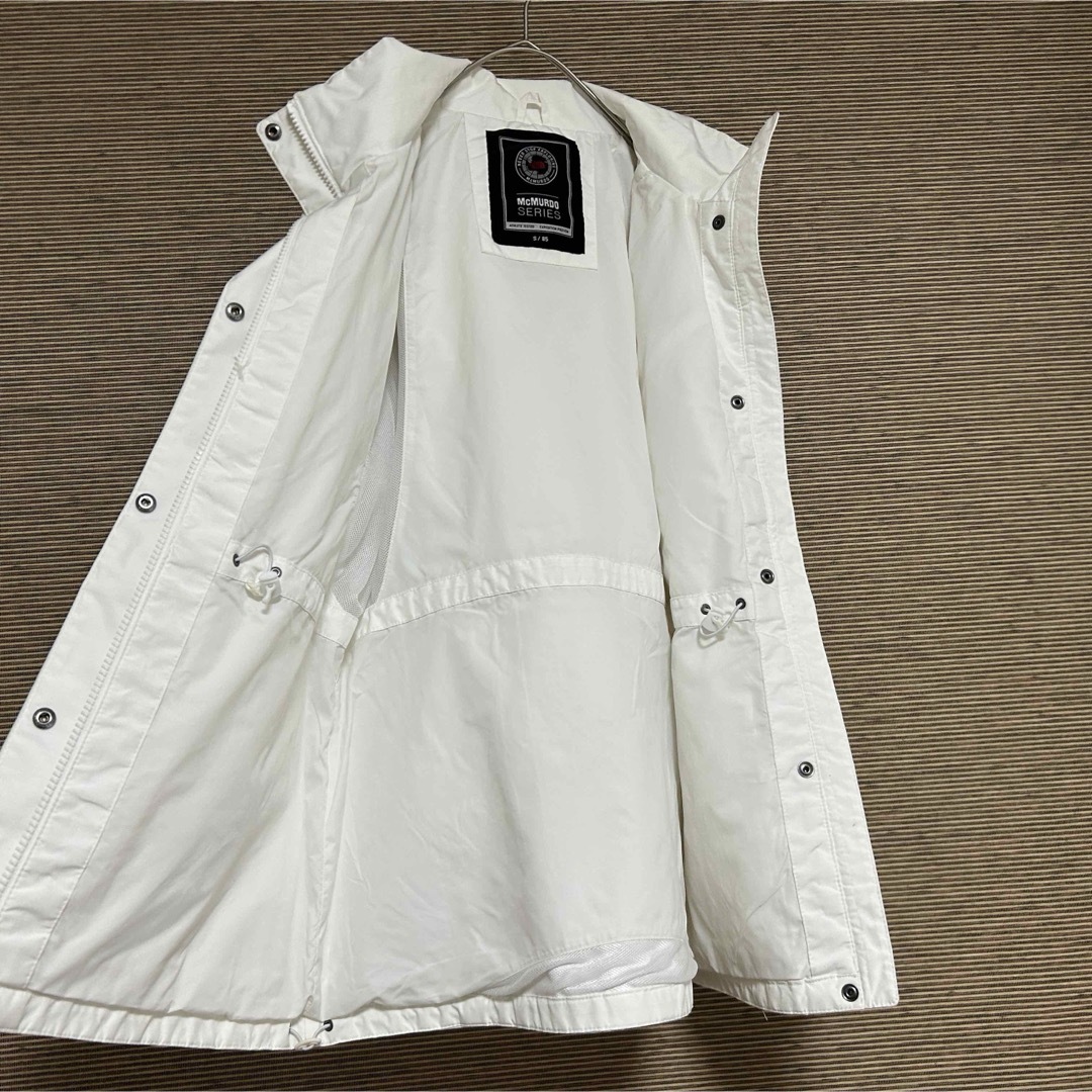 THE NORTH FACE - 【ノースフェイス】マウンテンパーカー 白 THE NORTH FACE - 【ノースフェイス】マウンテンパーカー 白