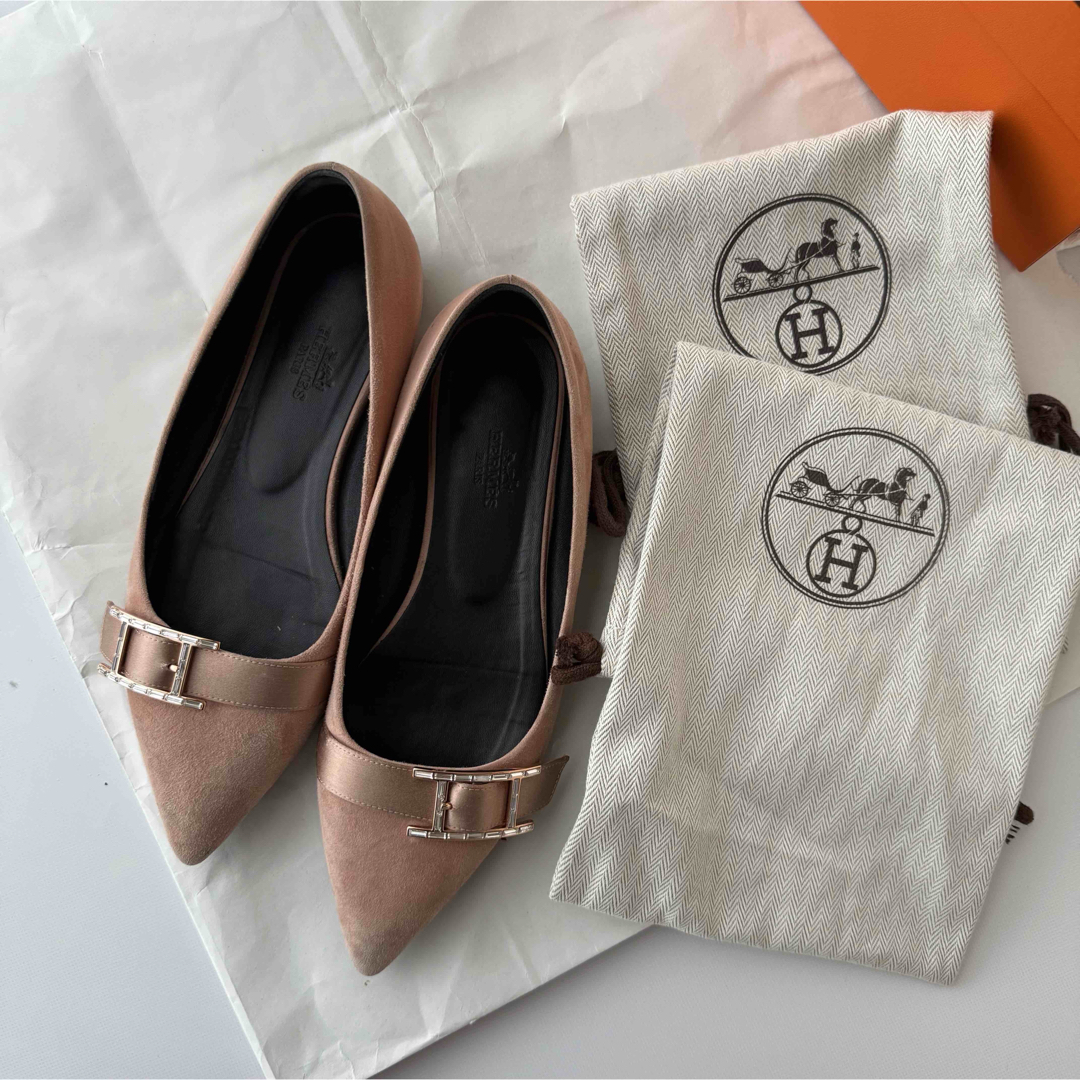 HERMES - エルメス*パンプス*バレエシューズ*ドゥース HERMES - エルメス*パンプス*バレエシューズ*ドゥース