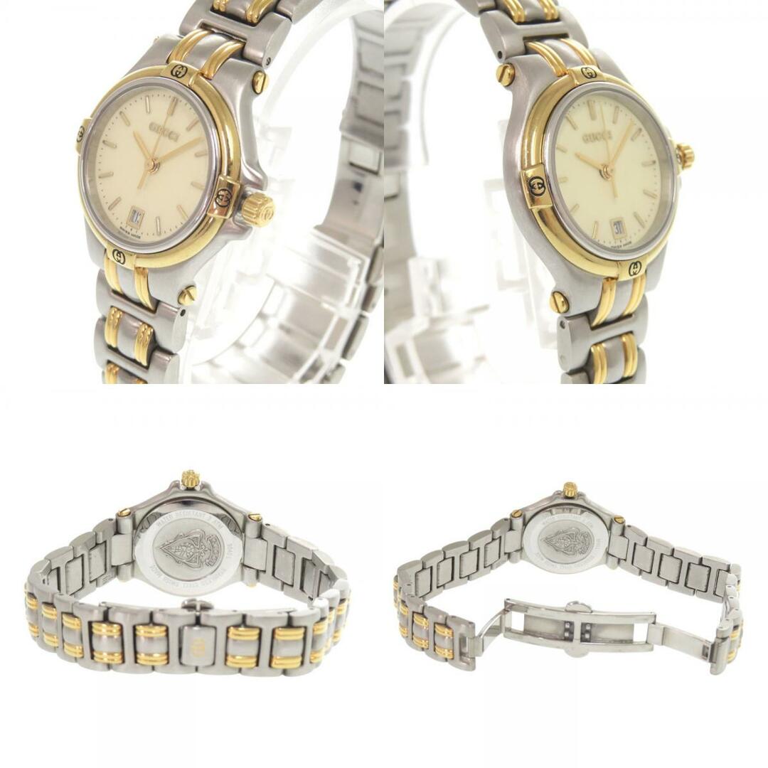 GUCCI - グッチ デイト 9040L SS アイボリー クオーツ 腕時計 GUCCI - グッチ デイト 9040L SS アイボリー クオーツ 腕時計