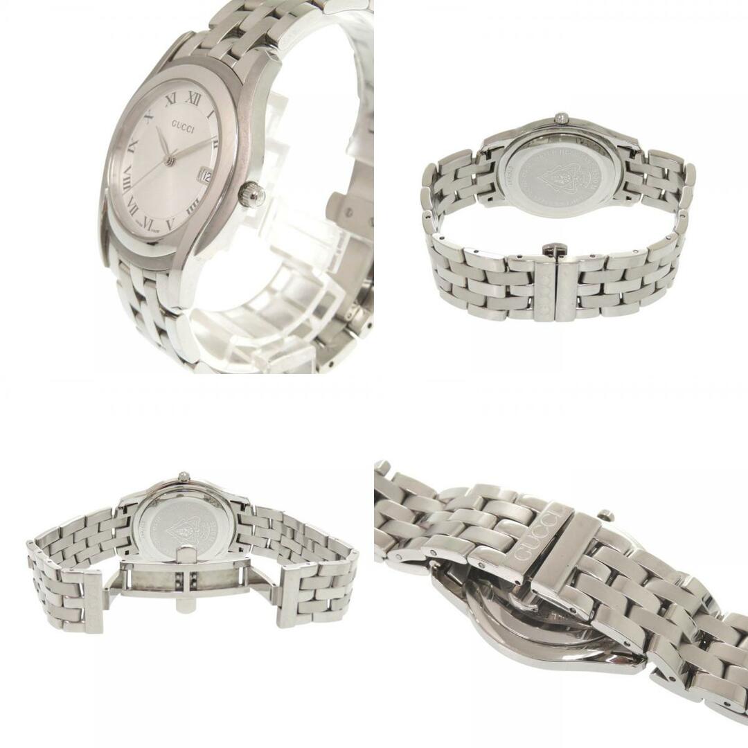 GUCCI - 美品 グッチ Gクラス デイト 5500M SS シルバー GUCCI - 美品 グッチ Gクラス デイト 5500M SS シルバー