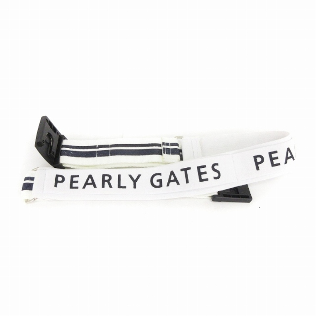 PEARLY GATES - パーリーゲイツ PGG ゴルフ ベルト ロゴ ライン PEARLY GATES - パーリーゲイツ PGG ゴルフ ベルト ロゴ ライン