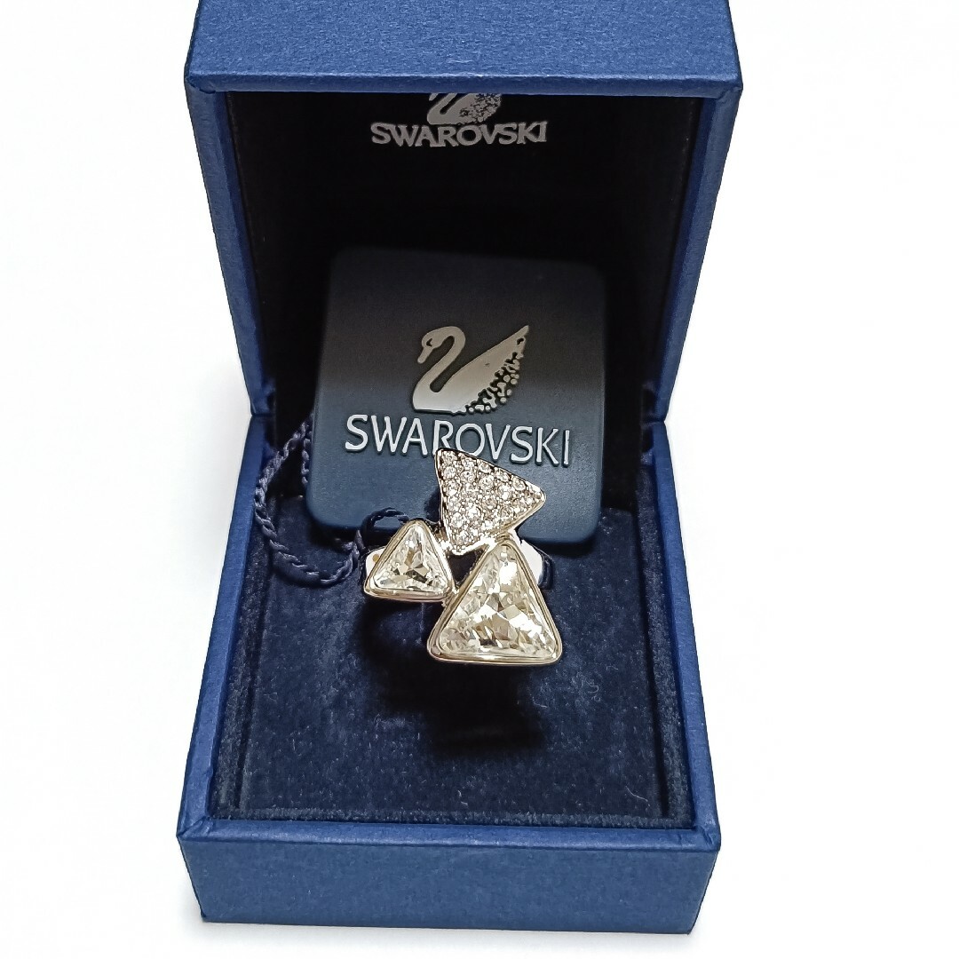 SWAROVSKI - Swarovski♥スワロフスキー 指輪 リング 55 三角 SWAROVSKI - Swarovski♥スワロフスキー 指輪 リング 55 三角