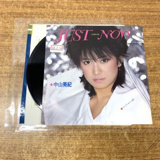 ●01)【1点限り!】【見本盤】中山美紀/ジャスト・ナウ/ペーパームーンさま/CMA-2040/EPレコード/プロモ/7インチ/白ラベル/A