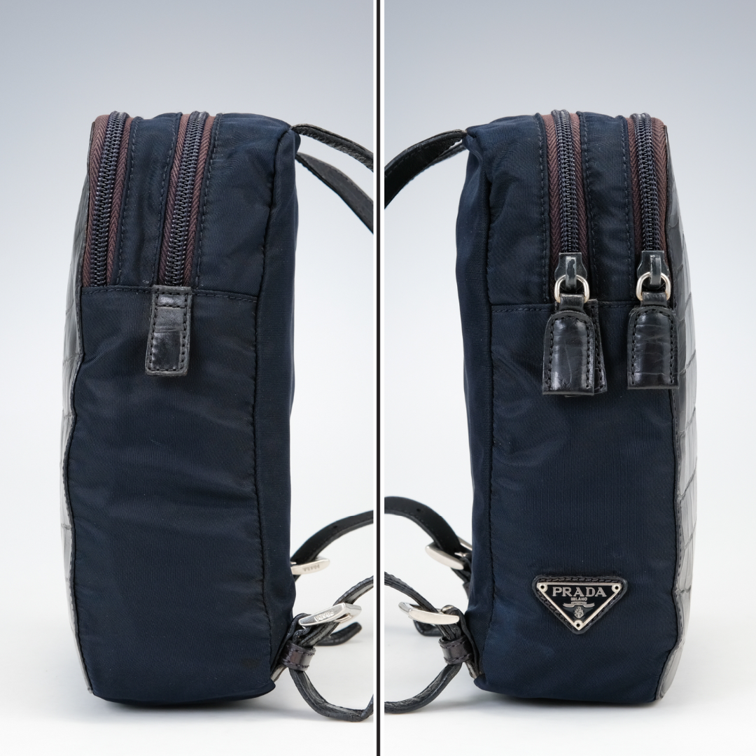 PRADA - ✨美品・希少✨ プラダ ミニリュック バックパック 三角 PRADA - ✨美品・希少✨ プラダ ミニリュック バックパック 三角