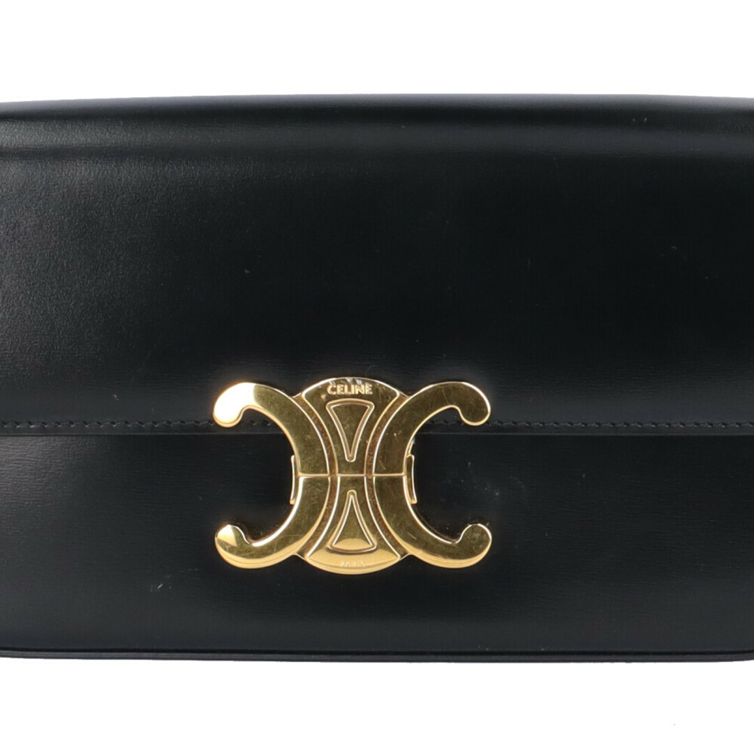 CELINE - セリーヌ トリオンフ ショルダーバッグ レザー CELINE - セリーヌ トリオンフ ショルダーバッグ レザー