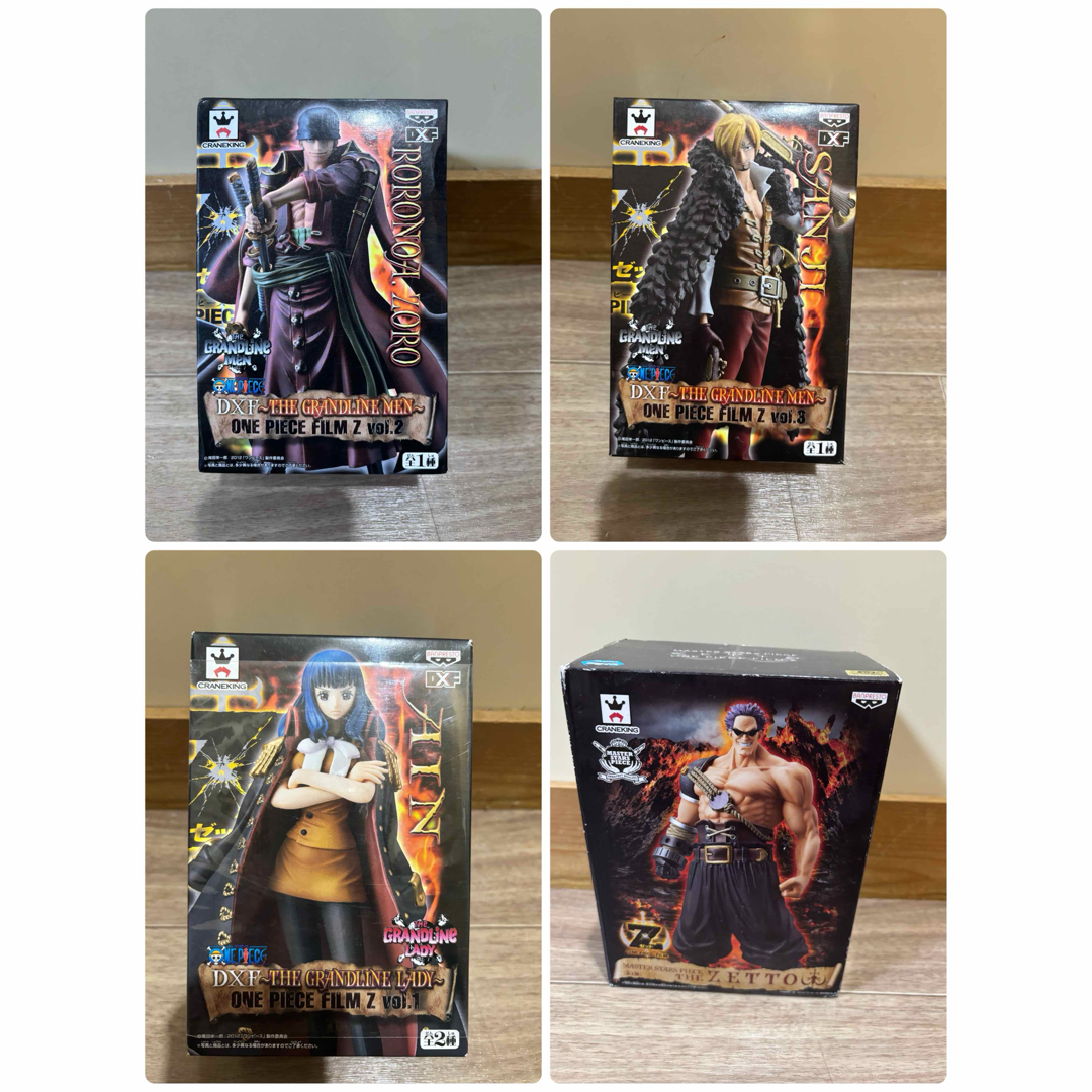 ワンピース FILM Z GRANDLINE MSP DXフィギュア 4体セットの通販 ワンピース FILM Z GRANDLINE MSP DXフィギュア 4体セットの通販