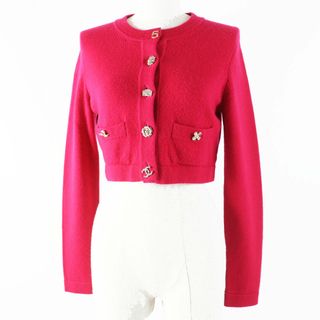 CHANEL - CHANELカーディガン ココマーク ニット セーター 36 S CHANEL - CHANELカーディガン ココマーク ニット セーター 36 S
