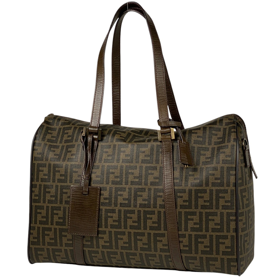 FENDI - フェンディ ズッカ柄 ボストンバッグ レディース 【中古 FENDI - フェンディ ズッカ柄 ボストンバッグ レディース 【中古