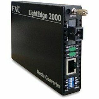 (未使用･未開封品)　FXC 10BASE-T/100BASE-TX to 100BASE-FX(Single-SC、SMF-20Km)一芯型メディアコンバータ LE2841-20A tu1jdyt(その他)