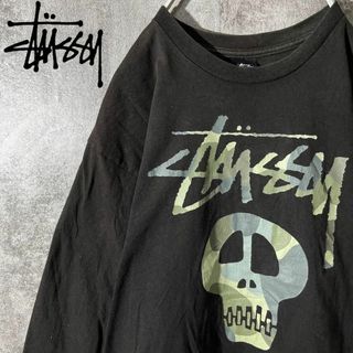 STUSSY(Tシャツ/カットソー(七分/長袖) ・ ブラック/黒色系)の STUSSY(Tシャツ/カットソー(七分/長袖) ・ ブラック/黒色系)の