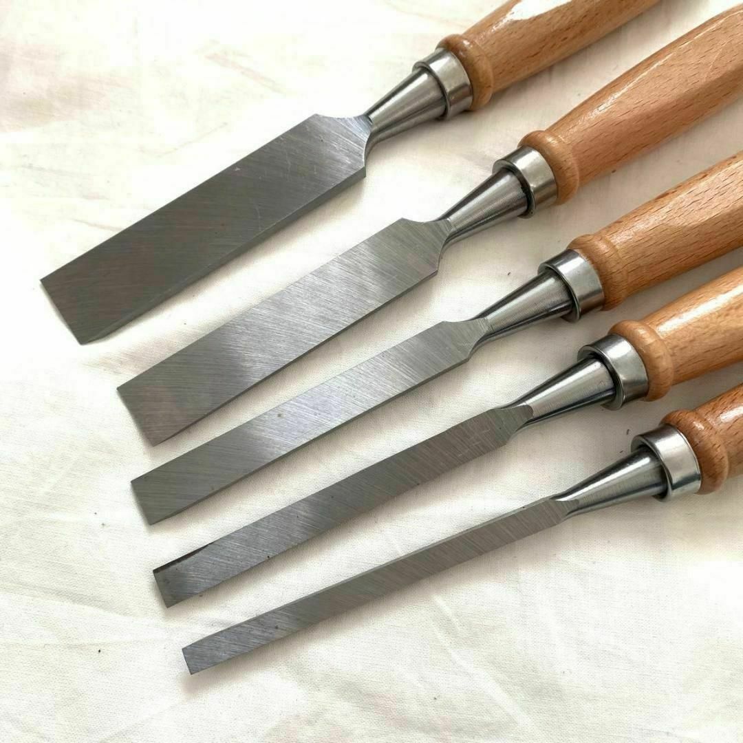 のみ 5本セット 彫刻 ノミ 鑿 刃物 平刃 木工 彫刻刀 DIY 木彫り のみ 5本セット 彫刻 ノミ 鑿 刃物 平刃 木工 彫刻刀 DIY 木彫り
