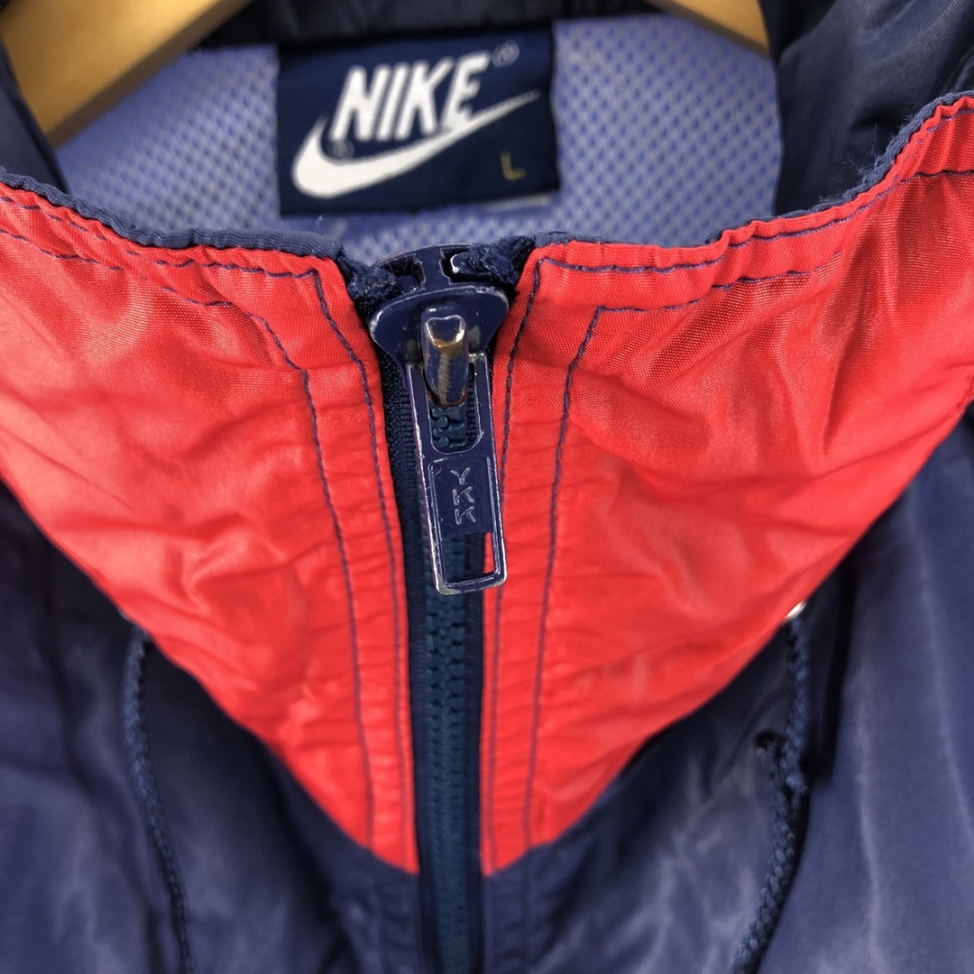 NIKE - 古着 80年代 ナイキ NIKE 紺タグ ウインドブレーカー NIKE - 古着 80年代 ナイキ NIKE 紺タグ ウインドブレーカー