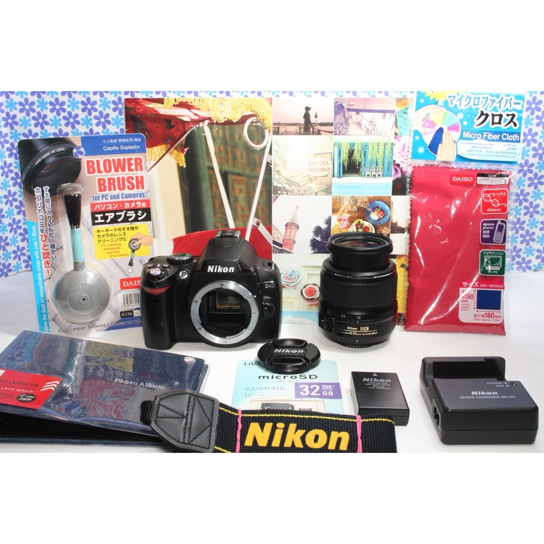 Nikon - 極美品☆Nikon D40 レンズセット☆高画質☆初心者 Nikon - 極美品☆Nikon D40 レンズセット☆高画質☆初心者