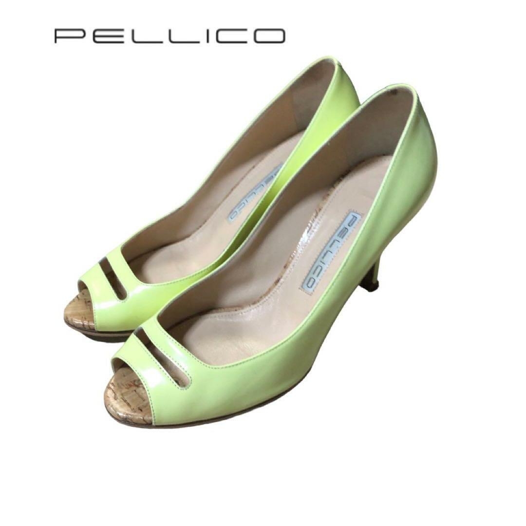 PELLICO - PELLICO ◇ ペリーコ アネッリ オープントゥ イエロー PELLICO - PELLICO ◇ ペリーコ アネッリ オープントゥ イエロー