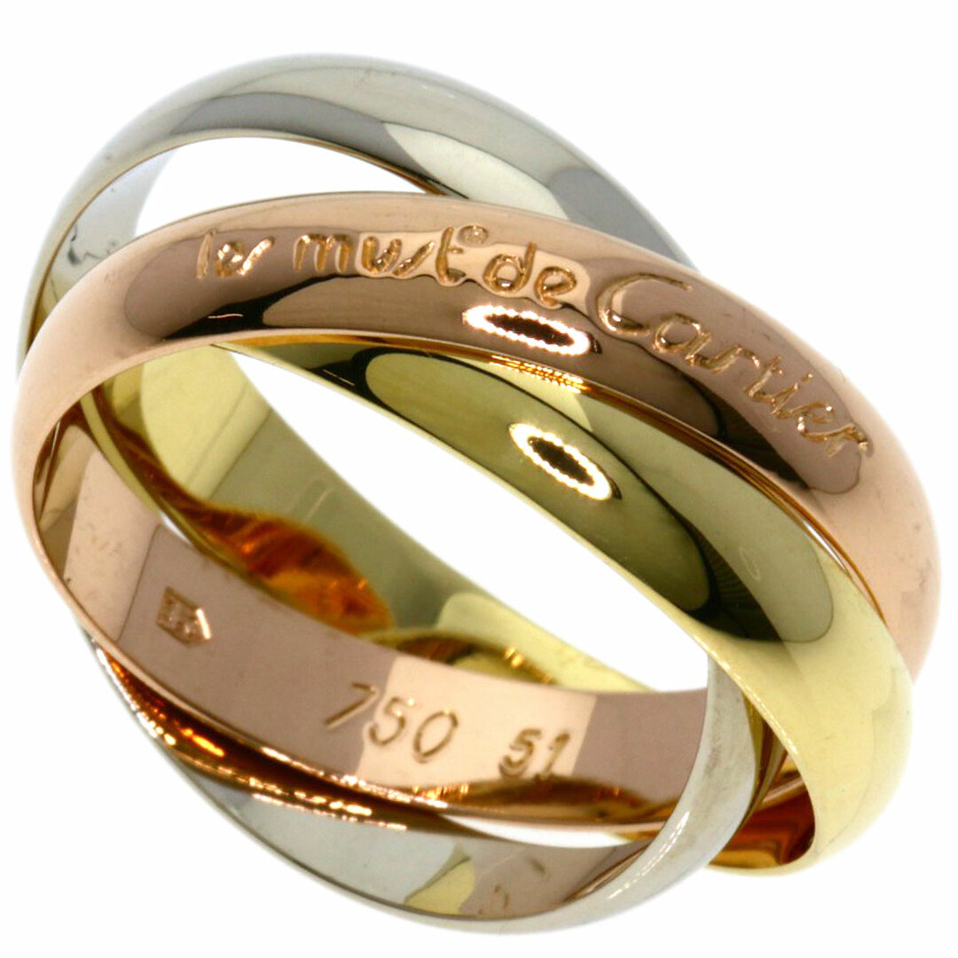 Cartier - CARTIER トリニティ #51 リング・指輪 K18YG K18PG Cartier - CARTIER トリニティ #51 リング・指輪 K18YG K18PG