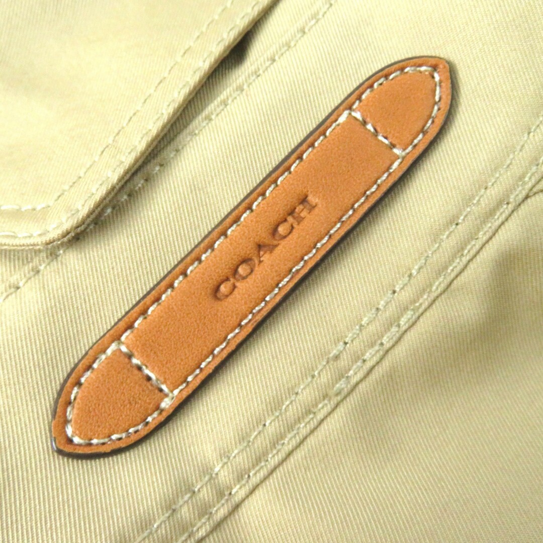 COACH - 極美品△COACH コーチ F21833 コットン 裏地レオパード COACH - 極美品△COACH コーチ F21833 コットン 裏地レオパード