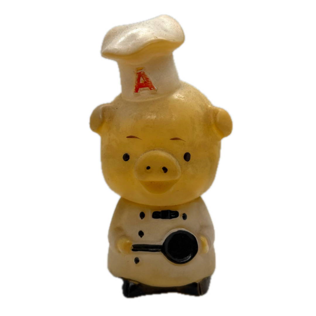 昭和レトロ 1970年代 当時品 エースコック こぶた ソフビ 貯金箱 昭和レトロ 1970年代 当時品 エースコック こぶた ソフビ 貯金箱