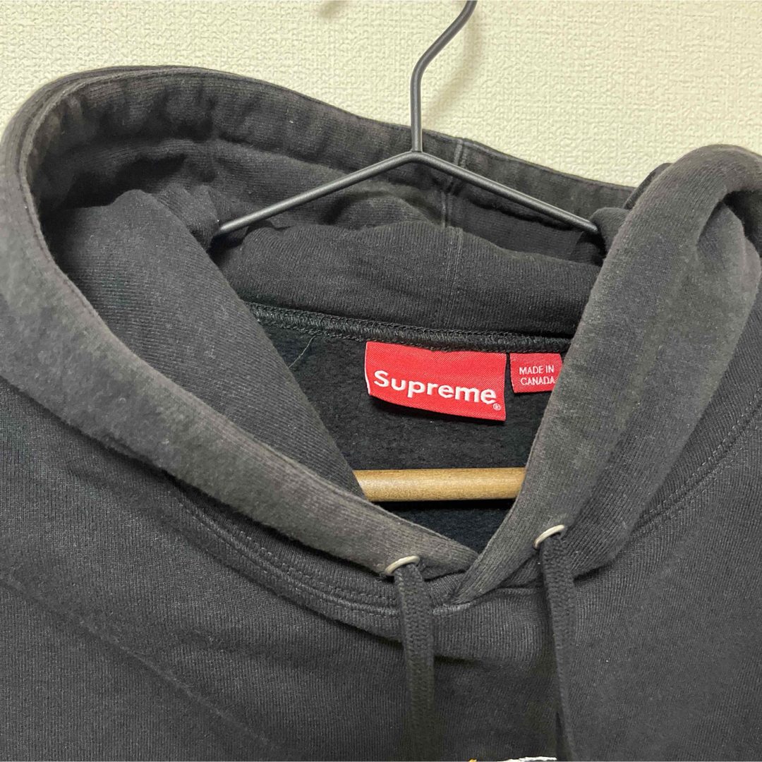 Supreme - Supreme ブラック パトカー刺繍 パーカー 100 Supreme - Supreme ブラック パトカー刺繍 パーカー 100