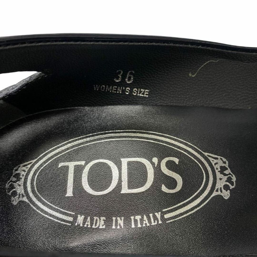 TOD'S - トッズ パンプス エナメル レザー ネイビー レディース TOD'S - トッズ パンプス エナメル レザー ネイビー レディース