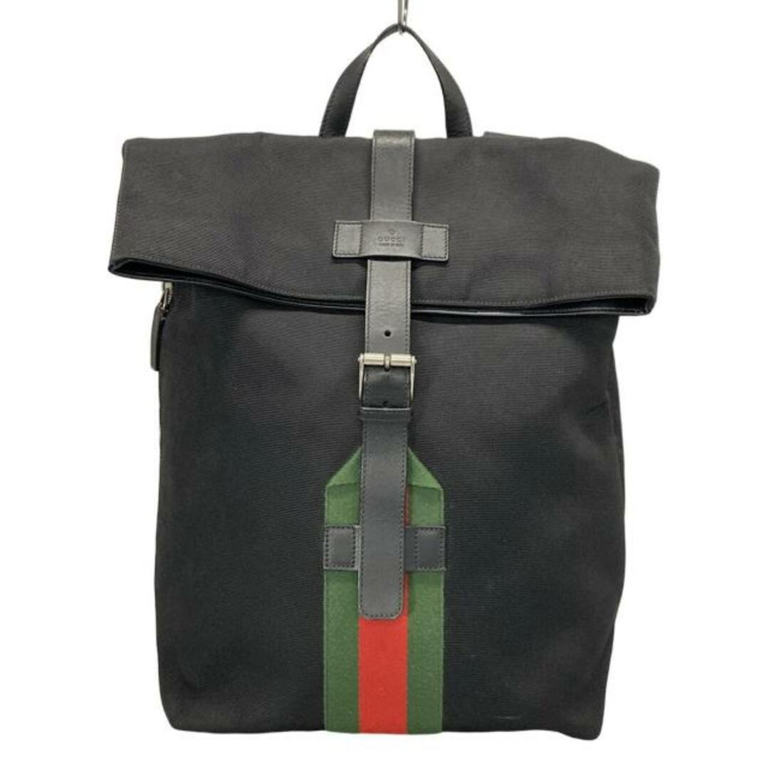 GUCCI - GUCCI(グッチ) リュックサック テクノ キャンバスバック GUCCI - GUCCI(グッチ) リュックサック テクノ キャンバスバック