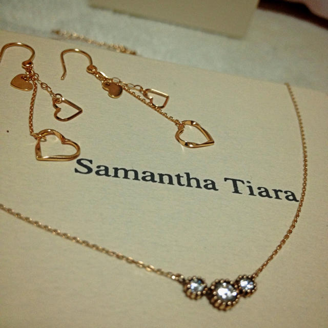 Samantha Thavasa(サマンサタバサ)のネックレス＆ピアス♡Samantha レディースのアクセサリー(ネックレス)の商品写真