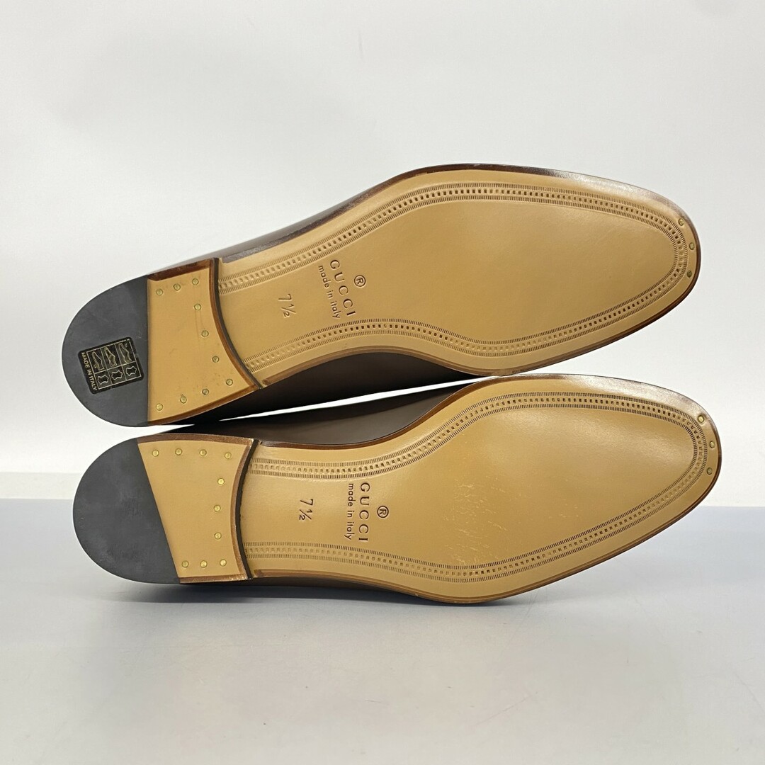 GUCCI - 【5apk0022】グッチ ローファー 7.5 ホースビット 100 GUCCI - 【5apk0022】グッチ ローファー 7.5 ホースビット 100